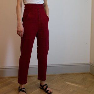 Caron Callahan Crimson Emi Pants